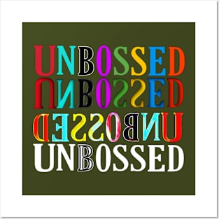 UNBOSSED - Multi - Back Posters and Art